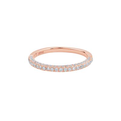 Brooke Lab Grown Diamond Brooke Wedding Band in 14K Rose Gold (3/8 ct. tw.)