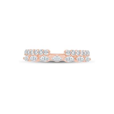 Lab Grown Diamond Open Multi-Row Band in 14K Rose Gold (1/2 ct. tw.)