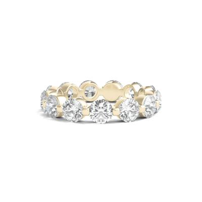 Round Brilliant-Cut Lab Grown Diamond Eternity Band in 14k Yellow Gold (4 ct. tw.)