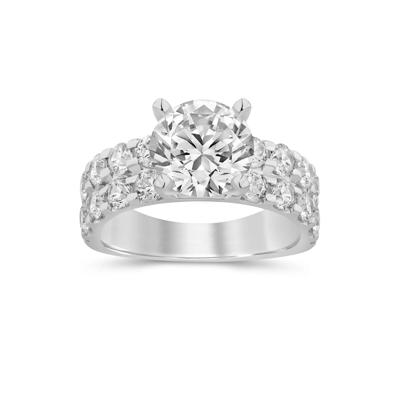 1 3/4 ct. tw. Lab Grown Diamond Semi-Mount Engagement Ring in 14K White Gold (Setting Only)
