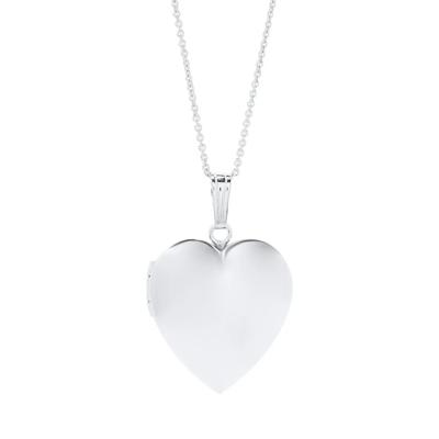 Heart Locket in Sterling Silver