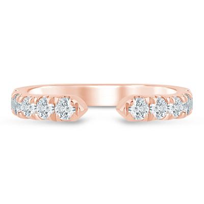 Diamond Open Anniversary Band in 14K Rose Gold (5/8 ct. tw.)