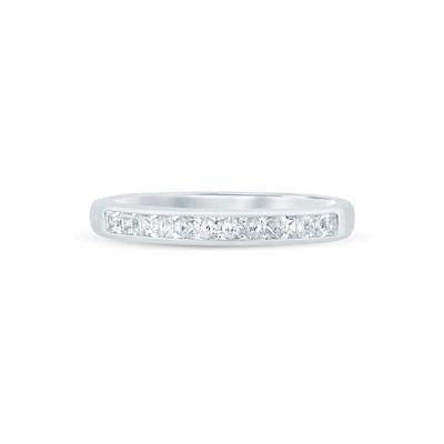 Princess-Cut Diamond Channel-Set Band in 14K White Gold (1/2 ct. tw.)