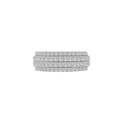 Diamond Multi-Row Band in 10K White Gold (1 ct. tw.)