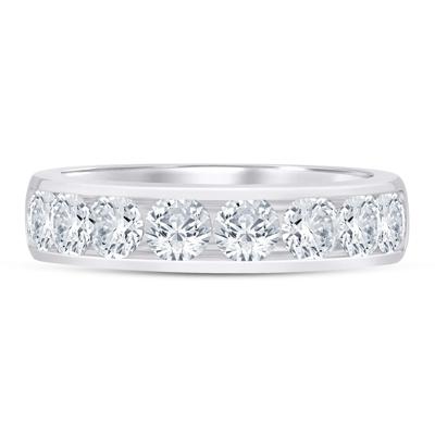 Lab Grown Diamond Channel-Set Band in Platinum (2 ct. tw.)