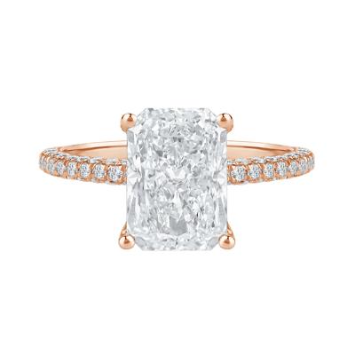 Isla Lab Grown Diamond Engagement Ring in 14K Rose Gold (3 5/8 ct. tw.)