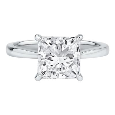 Lab Grown Diamond Solitaire Engagement Ring in Platinum (3 ct. tw.)