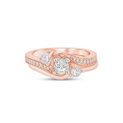 Diamond Bridal Set in 10K Rose Gold (1/4 ct. tw.)
