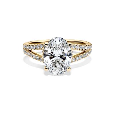Georgia Lab Grown Diamond Engagement Ring in 18K Yellow Gold (3 1/2 ct. tw.)