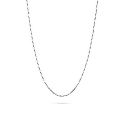 Box Chain in Sterling Silver, 24"
