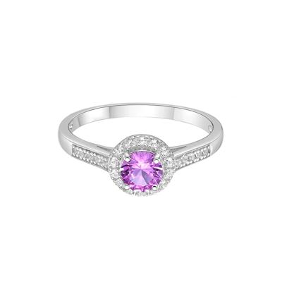 Lab-Created Multi-Gemstone Ring in Sterling Silver