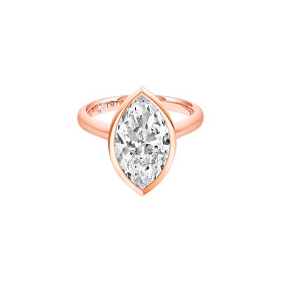 Monroe Lab Grown Diamond Marquise Engagement Ring in 14K Rose Gold (4 ct. tw.)