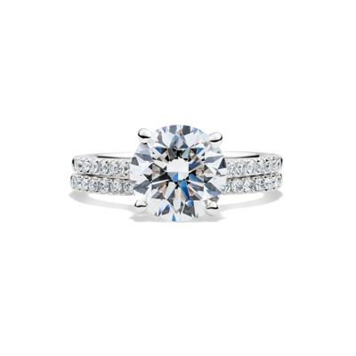 Lab Grown Diamond Wedding Set in 14K White Gold (3 ½ ct. tw.)