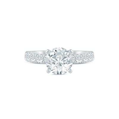 Diamond Semi-Mount Engagement Ring in 14K White Gold (3/4 ct. tw.) (Setting Only)