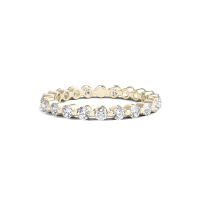 Round-Cut Diamond Shared Prong Eternity Band in 14k Yellow Gold (1 ct. tw.)