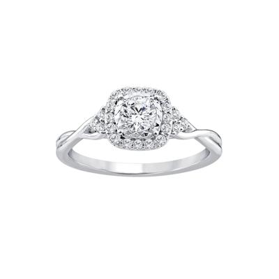 Lab Grown Diamond Promise Ring in 10K White Gold (1/2 ct. tw.)