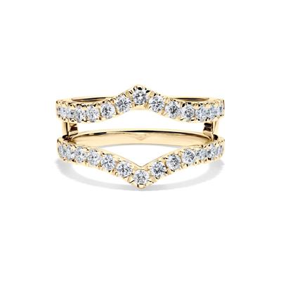 Lab Grown Diamond Chevron Ring Insert in 14K Yellow Gold (1 ct. tw.)