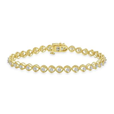 1 ct. tw. Diamond Bracelet in 10K Yellow Gold