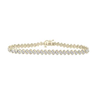 Diamond Line Bracelet in 10K Yellow Gold (1 ct. tw.)