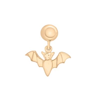 Bat Bead Charm in Vermeil