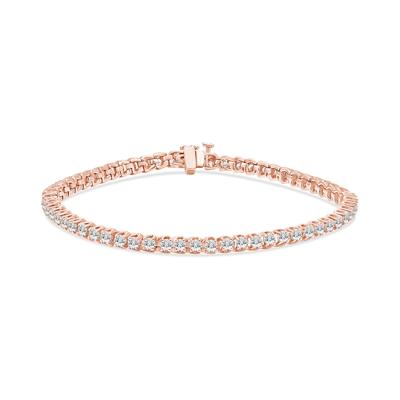Diamond Tennis Bracelet in 10K Rose Gold (7 ct. tw.)