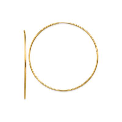 Hoop Earrings in 14K Yellow Gold