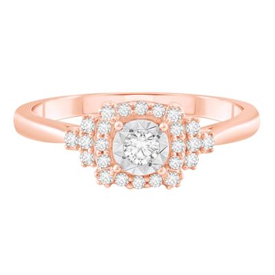 Diamond Ring in 10K Rose Gold (1/4 ct. tw.)