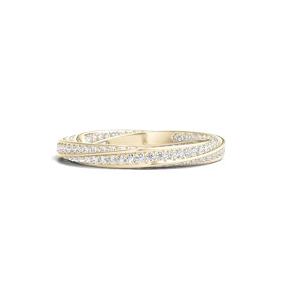 Lab Grown Diamond Helix Eternity Band in 14K Yellow Gold (1 ct. tw.)