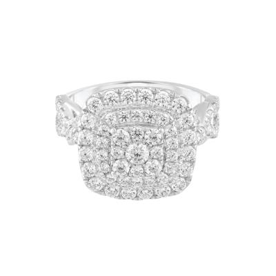 Diamond Engagement Ring in 10K White Gold (1 1/2 ct. tw.)
