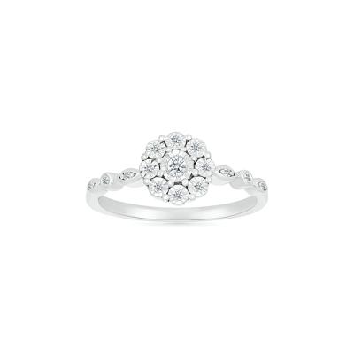 Diamond Promise Ring in Sterling Silver (1/10 ct. tw.)