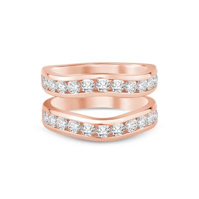 Lab Grown Diamond Contour Insert in 14K Rose Gold (1 1/2 ct. tw.)