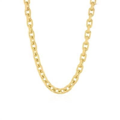 Men's Anchor Chain in Vermeil, 6MM, 22"