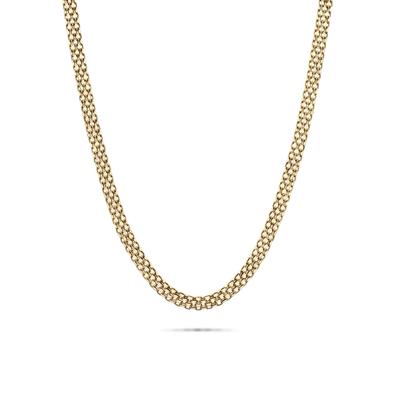 Bismark Chain Necklace in 14K Yellow Gold, 15”