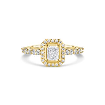 Radiant-Cut Diamond Engagement Ring in 14K Yellow Gold (1 ct. tw.)