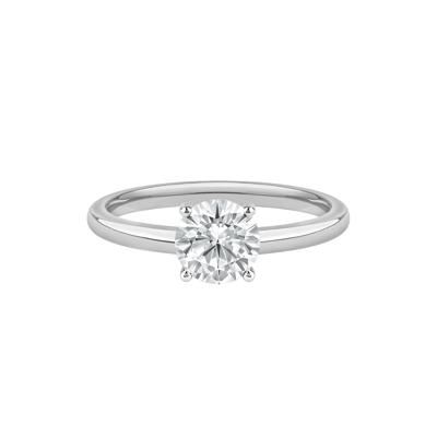 Diamond Round Solitaire Engagement Ring in 14K White Gold (1 ct.)