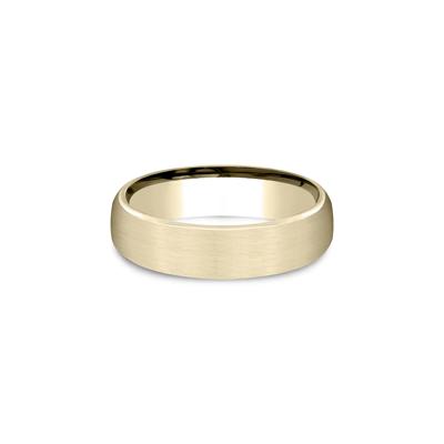 Wedding Band in 14K Yellow Gold, 5.5MM