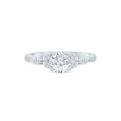 Diamond Semi-Mount Engagement Ring in 14K White Gold (1/3 ct. tw.) (Setting Only)