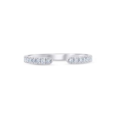 Lab Grown Diamond Open Band in  Platinum (1/4 ct. tw.)