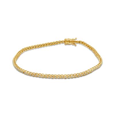 1/4 ct. tw. Diamond Tennis Bracelet in 10K Yellow Gold