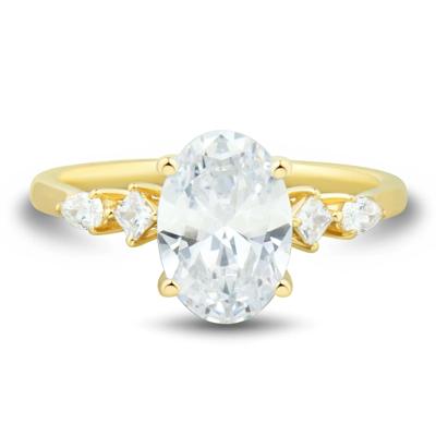 Lab Grown Diamond Engagement Ring in 14K Yellow Gold (2 1/4 ct. tw.)