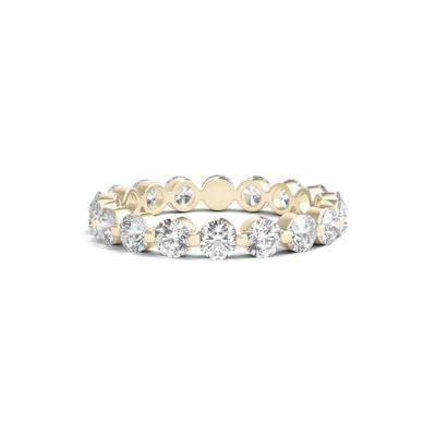 Round-Cut Diamond Shared Prong Eternity Band in 14k Yellow Gold (2 ct. tw.)