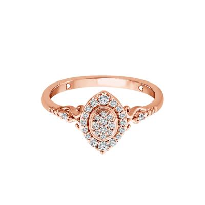 Diamond Promise Ring in 10K Rose Gold (1/5 ct. tw.)