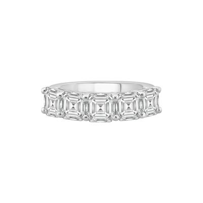 Lab Grown Diamond Asscher-Cut Anniversary Band in 14K White Gold (5 ct. tw.)