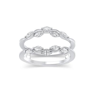 Lab Grown Diamond Insert in 14K White Gold (1/2 ct. tw.)