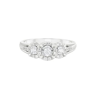 Diamond Ring in 10K White Gold (1/4 ct. tw.)