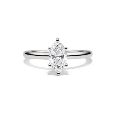 Lab Grown Diamond Marquise Engagement Ring Solitaire in Platinum (1 ct.)