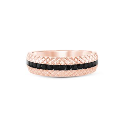Black Diamond Band in 10K Rose Gold (1/2 ct. tw.)