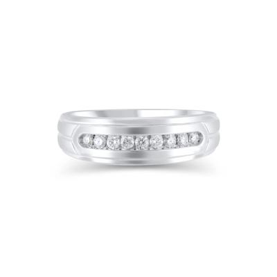 Men's Diamond Band in 14K White Gold (1/4 ct. tw.)