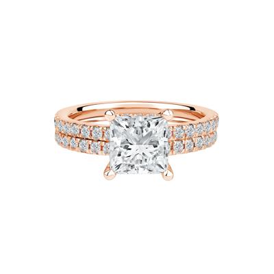 Charlotte Lab Grown Diamond Engagement Ring in 14K Rose Gold (2 3/4 ct. tw.)