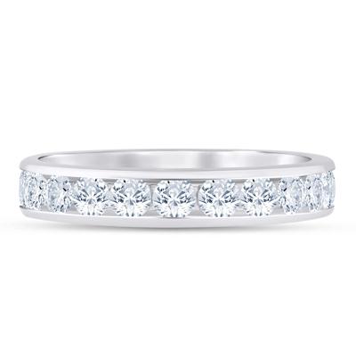 Lab Grown Diamond Anniversary Band in Platinum (1 ct. tw.)